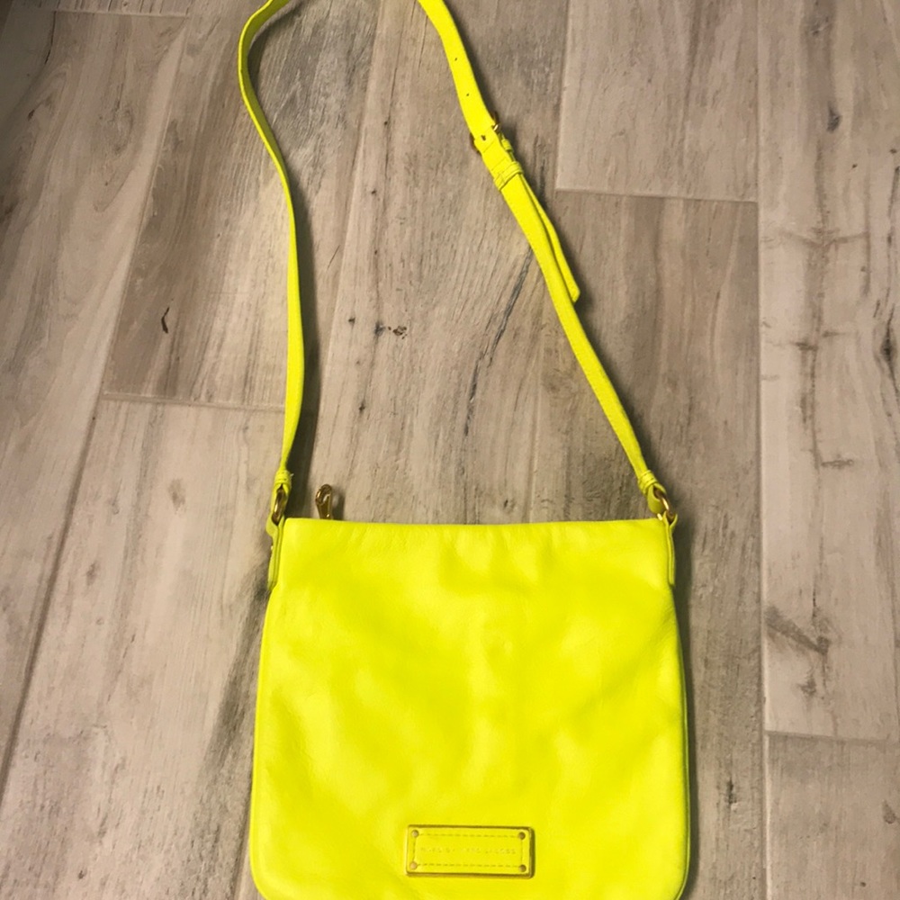 Marc Jacobs neon purse